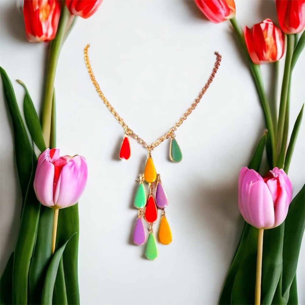 Ben Amun Enamel Necklace